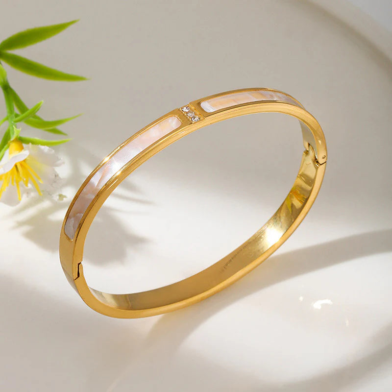 Mother of Pearl Inlay Bangle