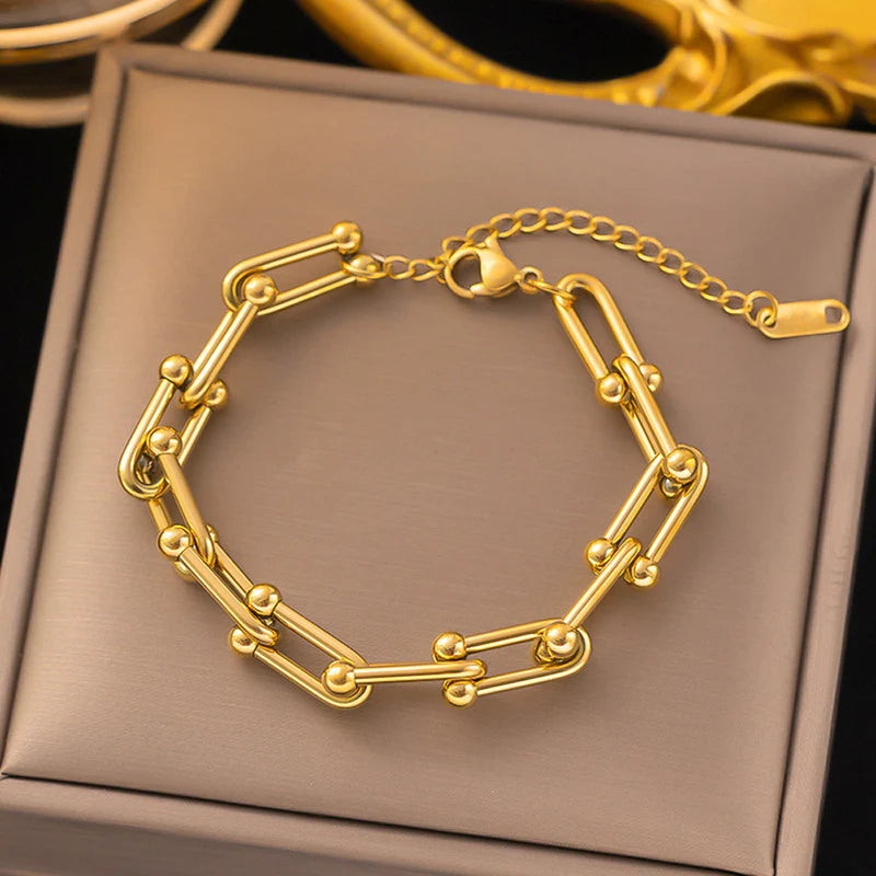 Modern Link Chain Bracelet