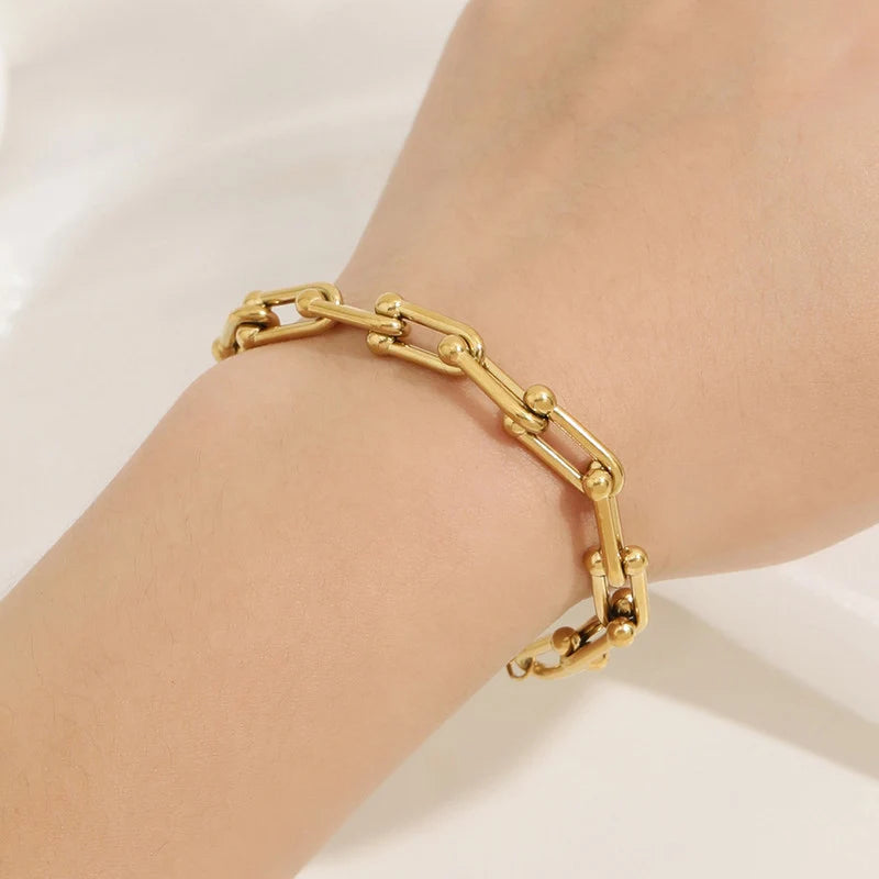 Modern Link Chain Bracelet