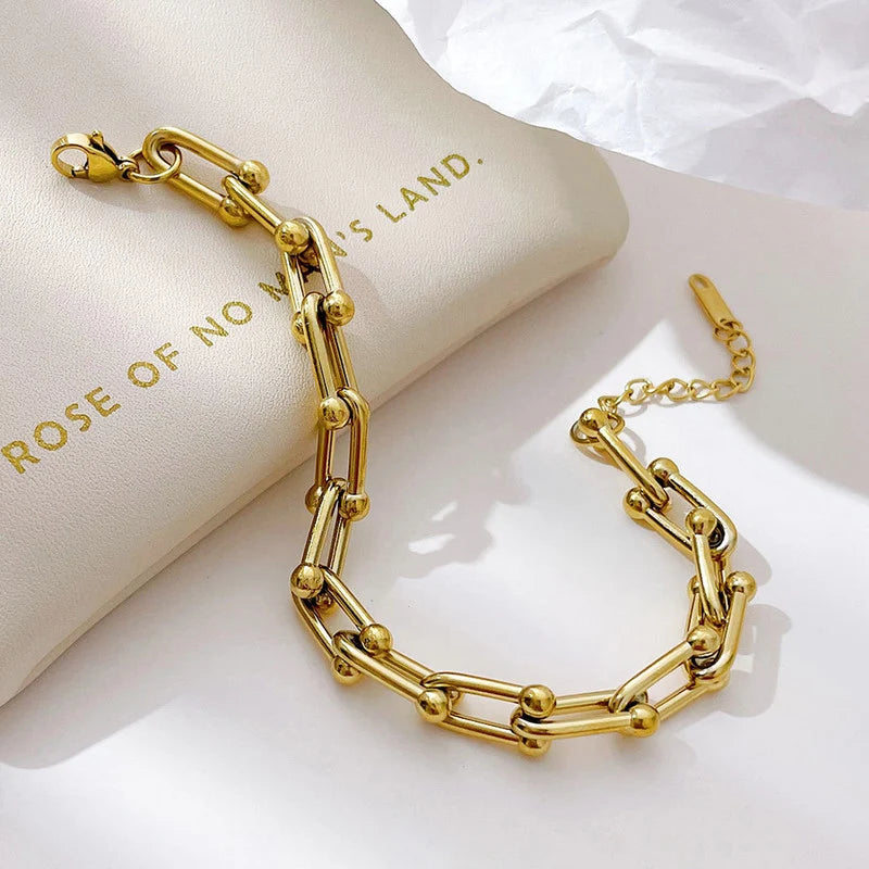 Modern Link Chain Bracelet