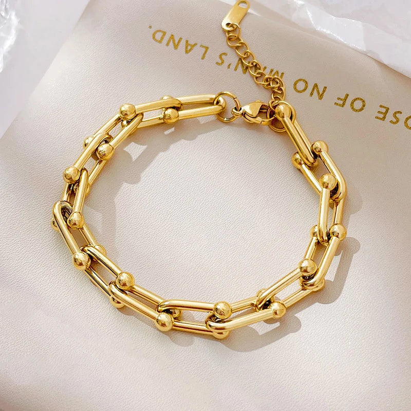 Modern Link Chain Bracelet