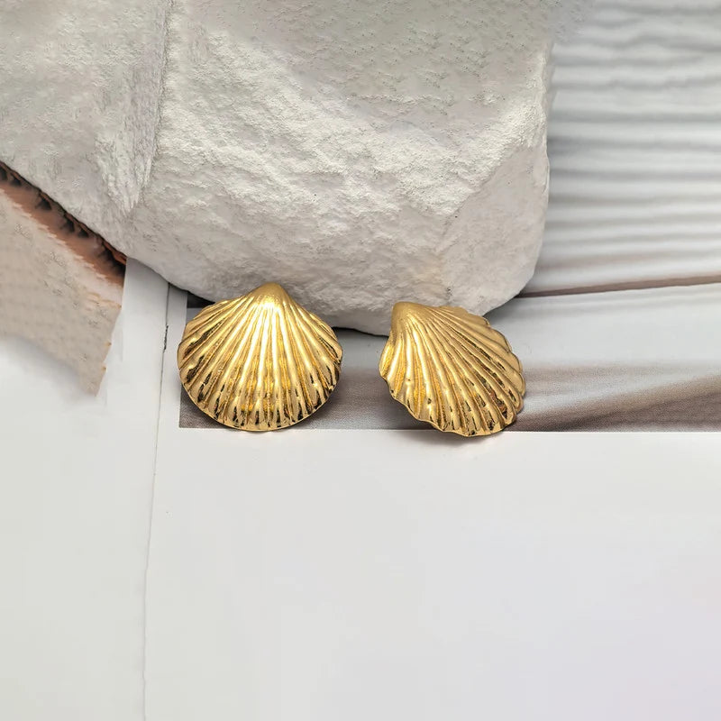Seashell Stud Earrings