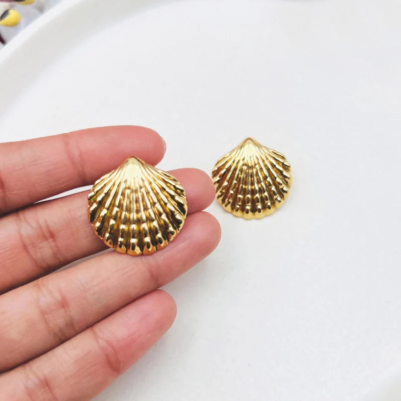Seashell Stud Earrings
