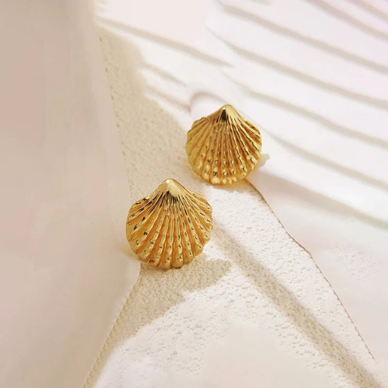 Seashell Stud Earrings