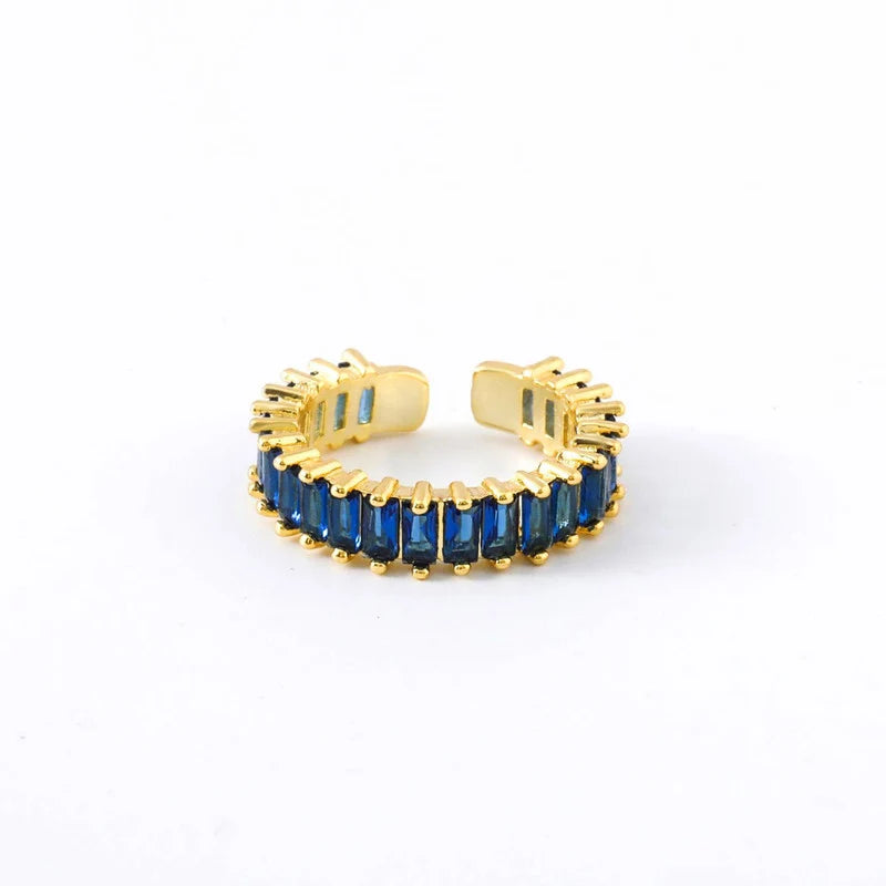 Sapphire Baguette Eternity Cuff