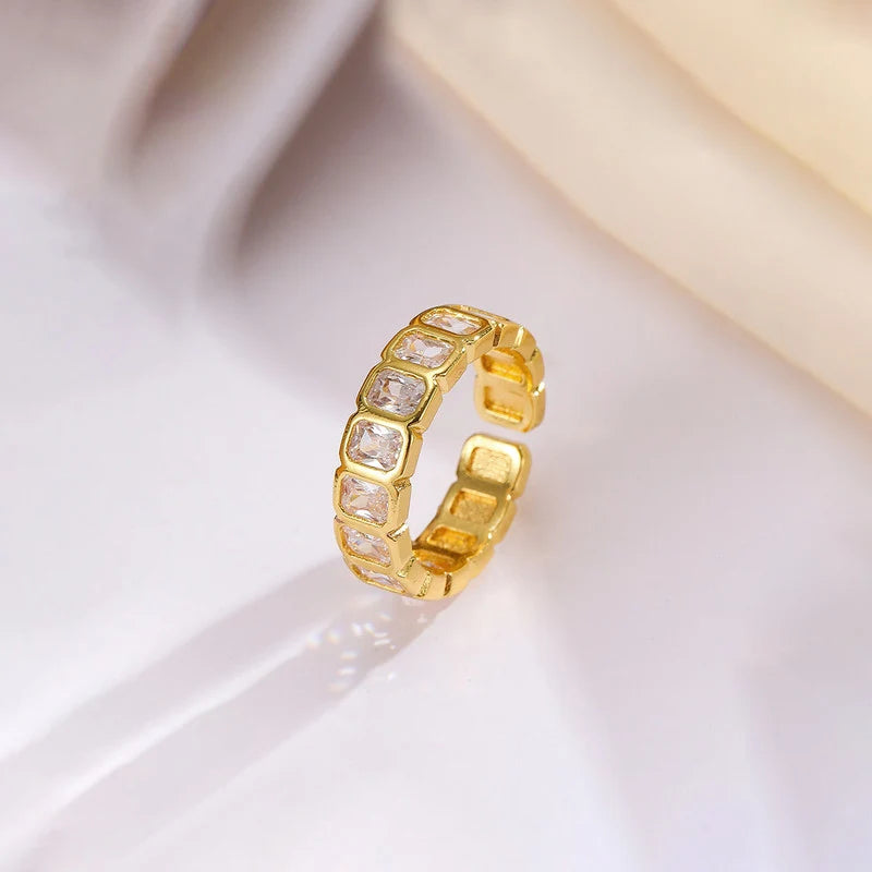 Luxe Crystal Eternity Band