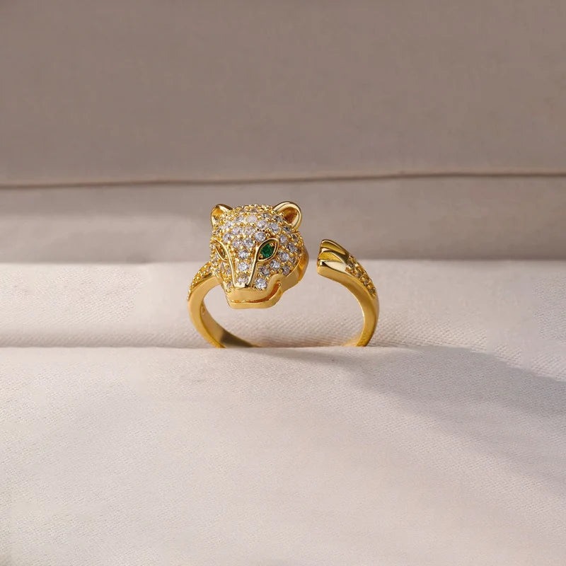 Pavé Panther Wrap Ring