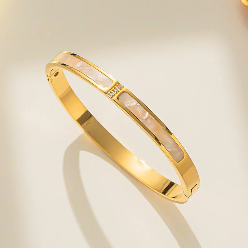 Mother of Pearl Inlay Bangle