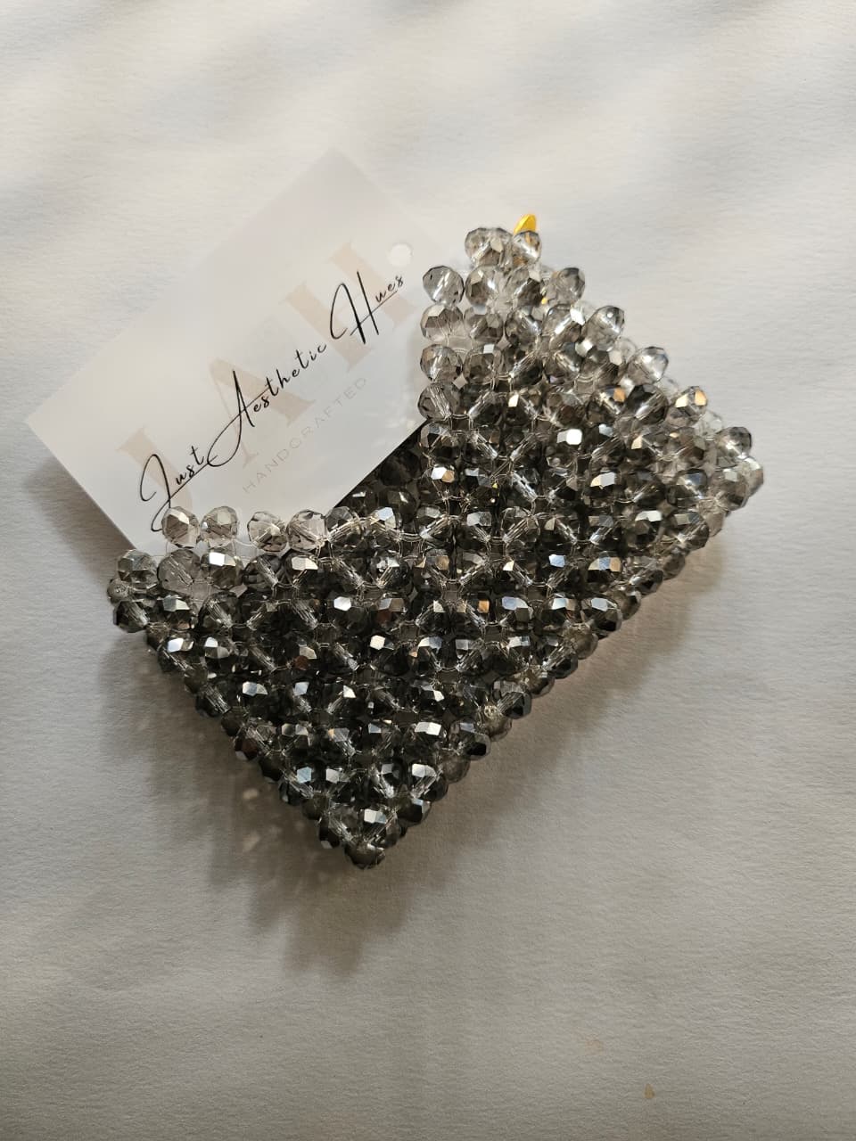 Glamorous Beaded Card Holder